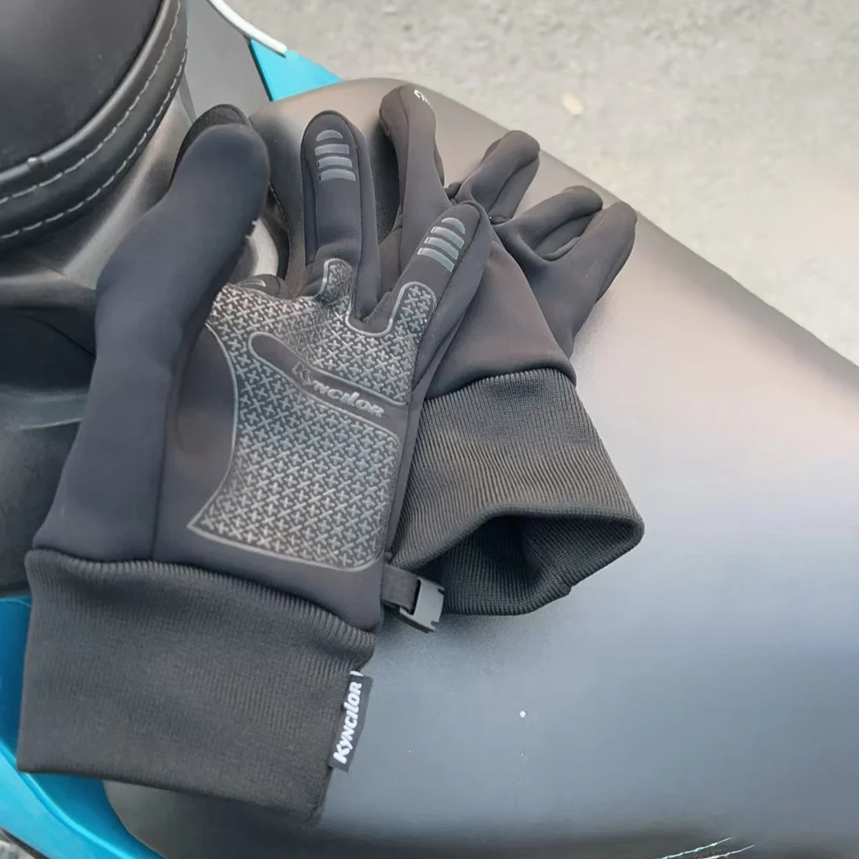 Unisex Waterproof Touchscreen Winter Motorcycle Heat Gloves Kyncilor Thermal Windproof for Cycling Motorbike Ski Fishing Outdoor