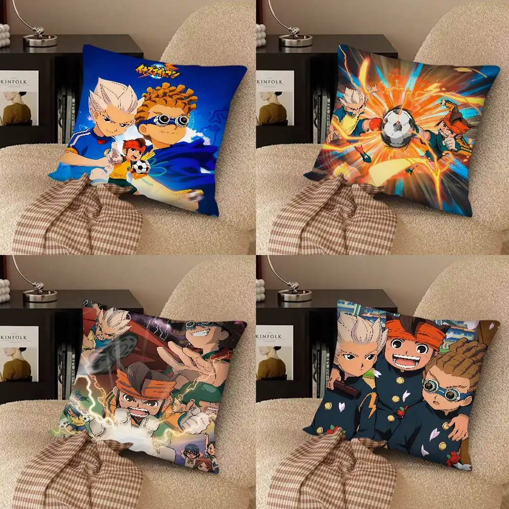 Anime Inazuma Eleven Pillow Case Fashion Square Pillowcase Bedroom Sofa Room Ins Decoration Leisure