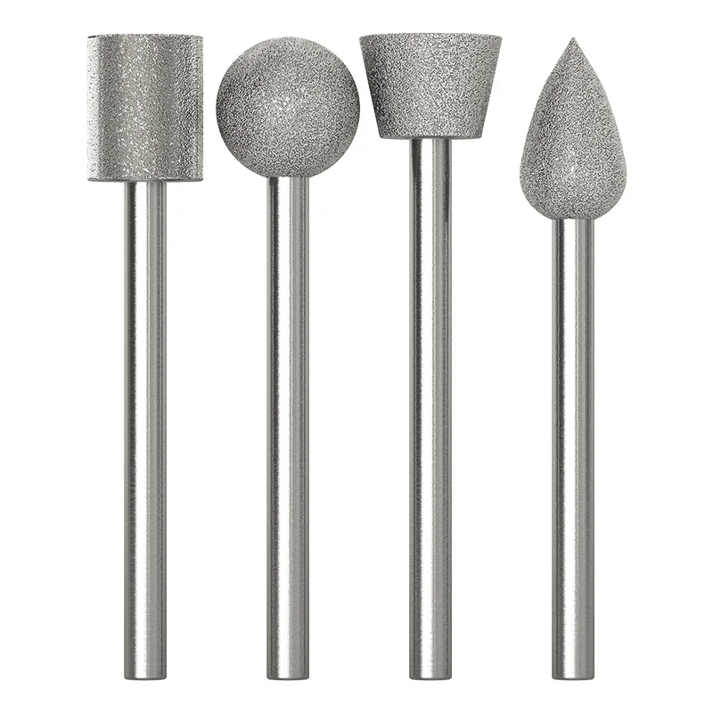 Diamant-Schleifkopf, Rohsteinpolieren, Peeling, Jade-Schnitzwerkzeug, Diamant-Rundzylinder, Rostentfernung