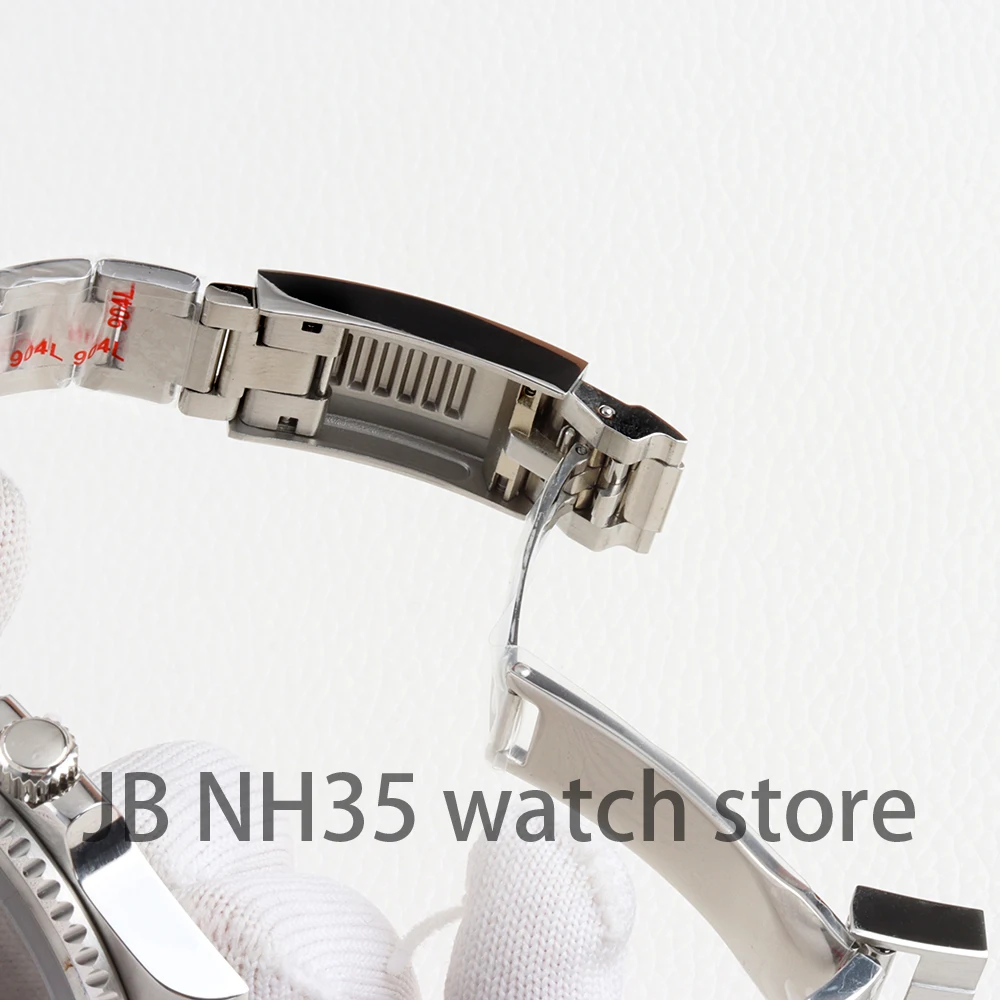 40mm Watch Case 20mm Stainless Steel Oyster Polished/Brushed Bracelet for Submariner 28.5mm Dial NH34 NH35 NH36 NH38 Movement
