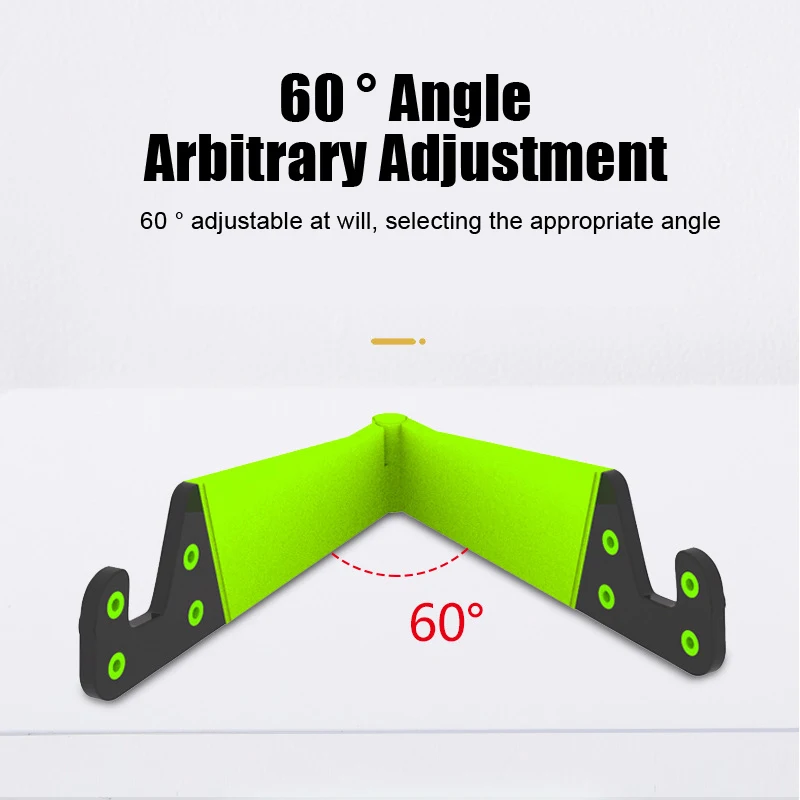 V-Shaped Desk Cell Phone Holder Universal Table Fold Phone Stand For iPhone iPad Xiaomi Huawei Samsung Redmi Support Accessories