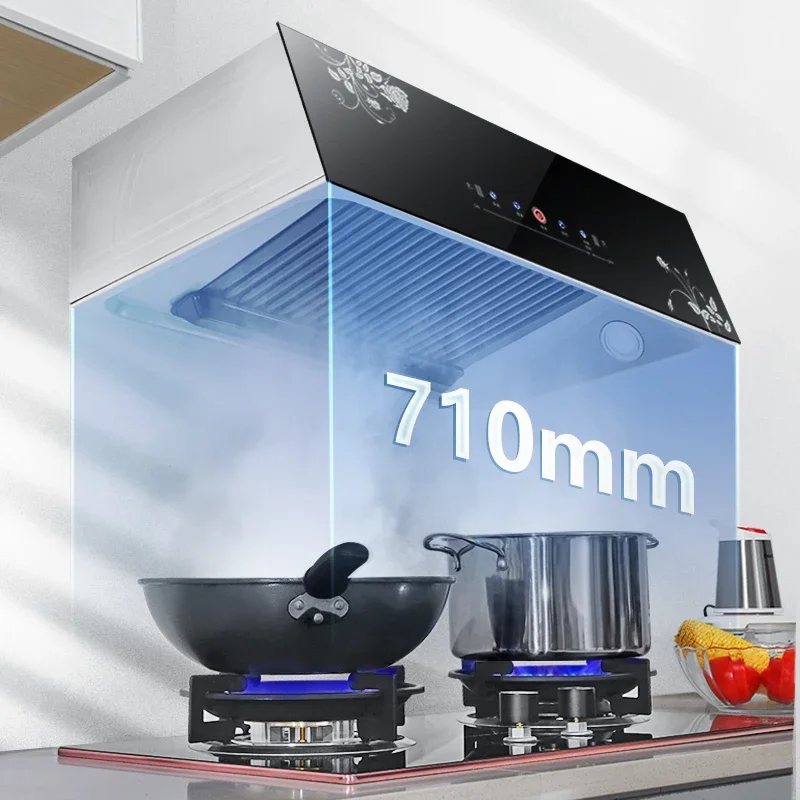 220V Shenhua Haotaitai Kitchen Range Hood สแตนเลสสตีลควัน EXTRACTOR สําหรับใช้ในบ้าน