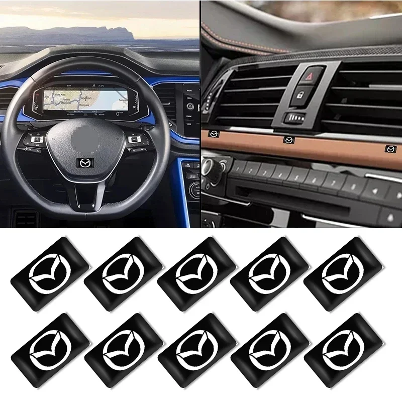 

Car Door Sticker Auto Steering Wheel Multimedia Buttons Badge for Mazda CX-5 CX3 CX7 CX9 Atenza Axela MX-5 RX8 RX7 323 626 Speed