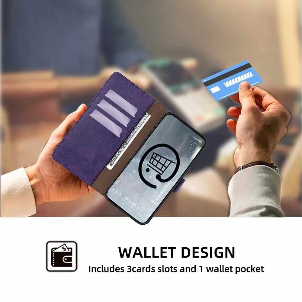For Honor 200 5G Flip PU Leather Wallet Case RFID Blocking Multi-Card Holder Phone Cover for Honor 200 Lite 5G Phone Bag Funda
