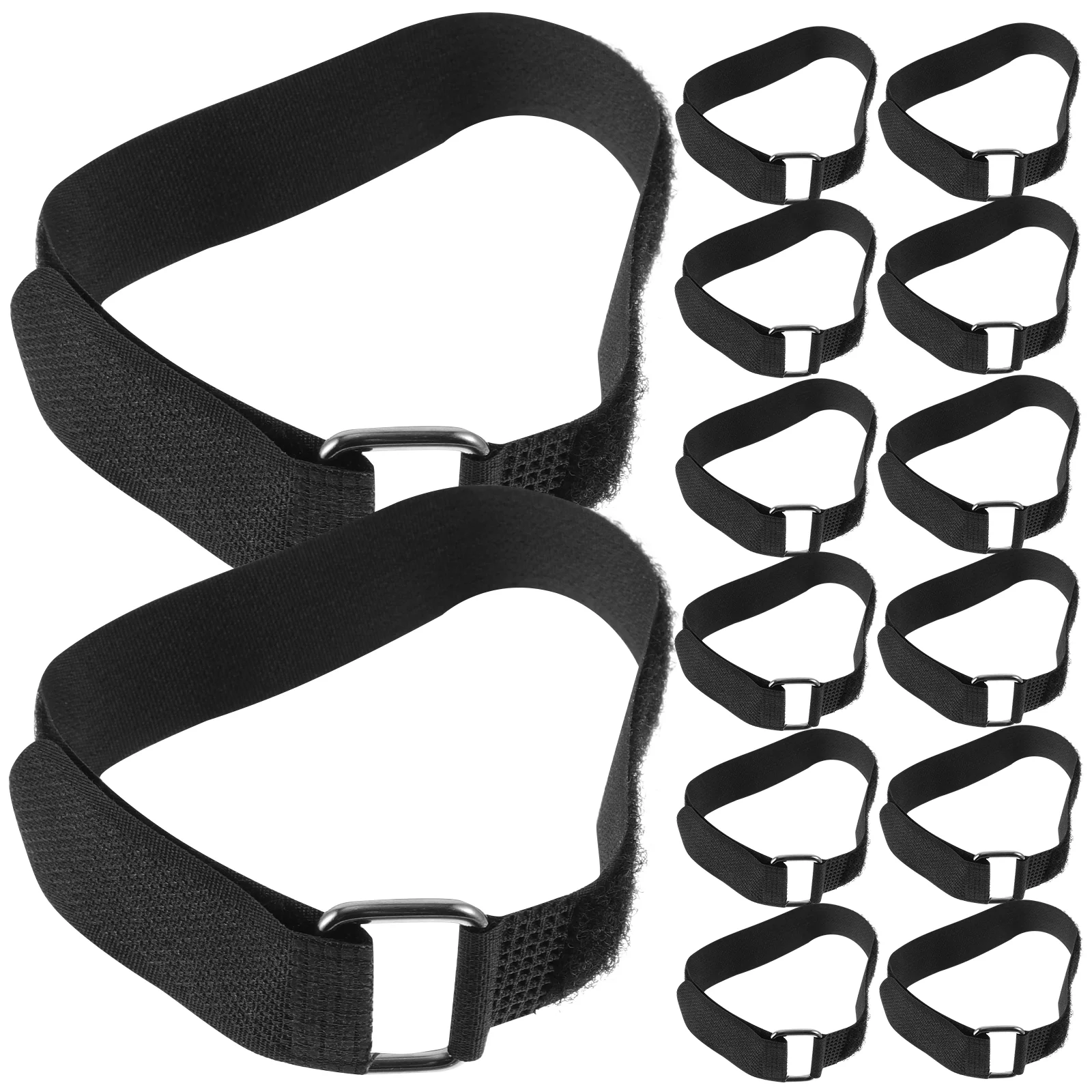 25 Pcs Metal Buckle Strap Leg Guard Straps for Replacement Baseball Catchers Gear Shin Nylon Fixed