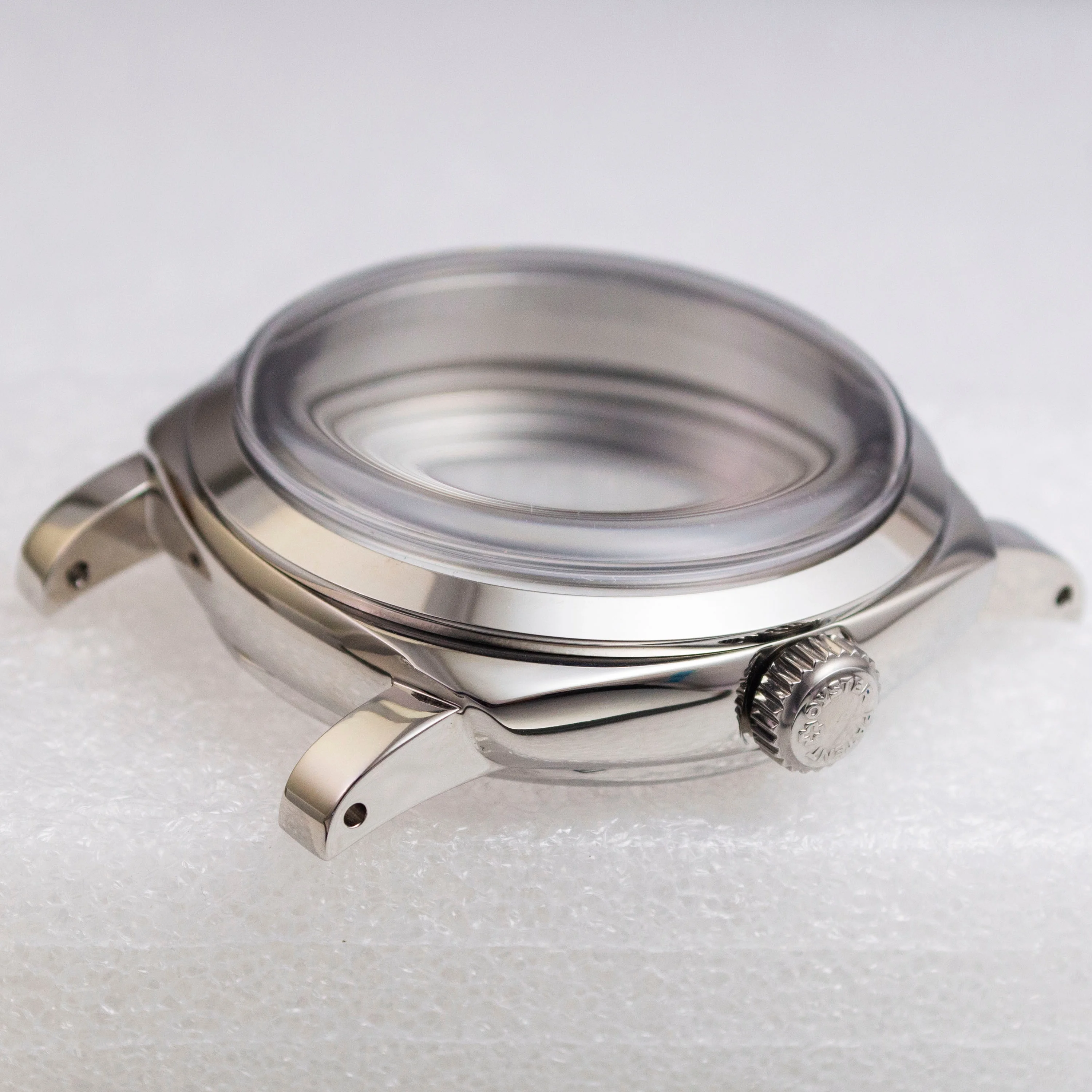 

Bubble Mirror Watch Case Stainless Steel 47mm Vintage Watch Case for ETA6497/6498/ST3600 Movement PAM 6154 Case