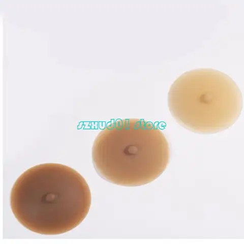 1XCA Water Resistant Silicone Nipple Covers Realistic Adhesive Nipples Reusable Breast Petals Pasties for Festivals Everyday