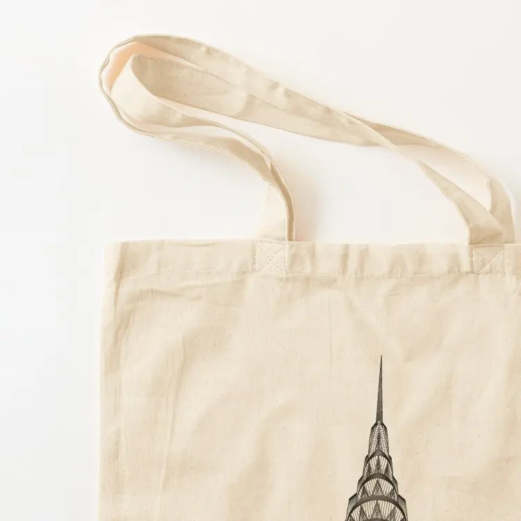 Chrysler Building Tote Bag Big bag women canvas bags Lady bags tote bags aesthetic