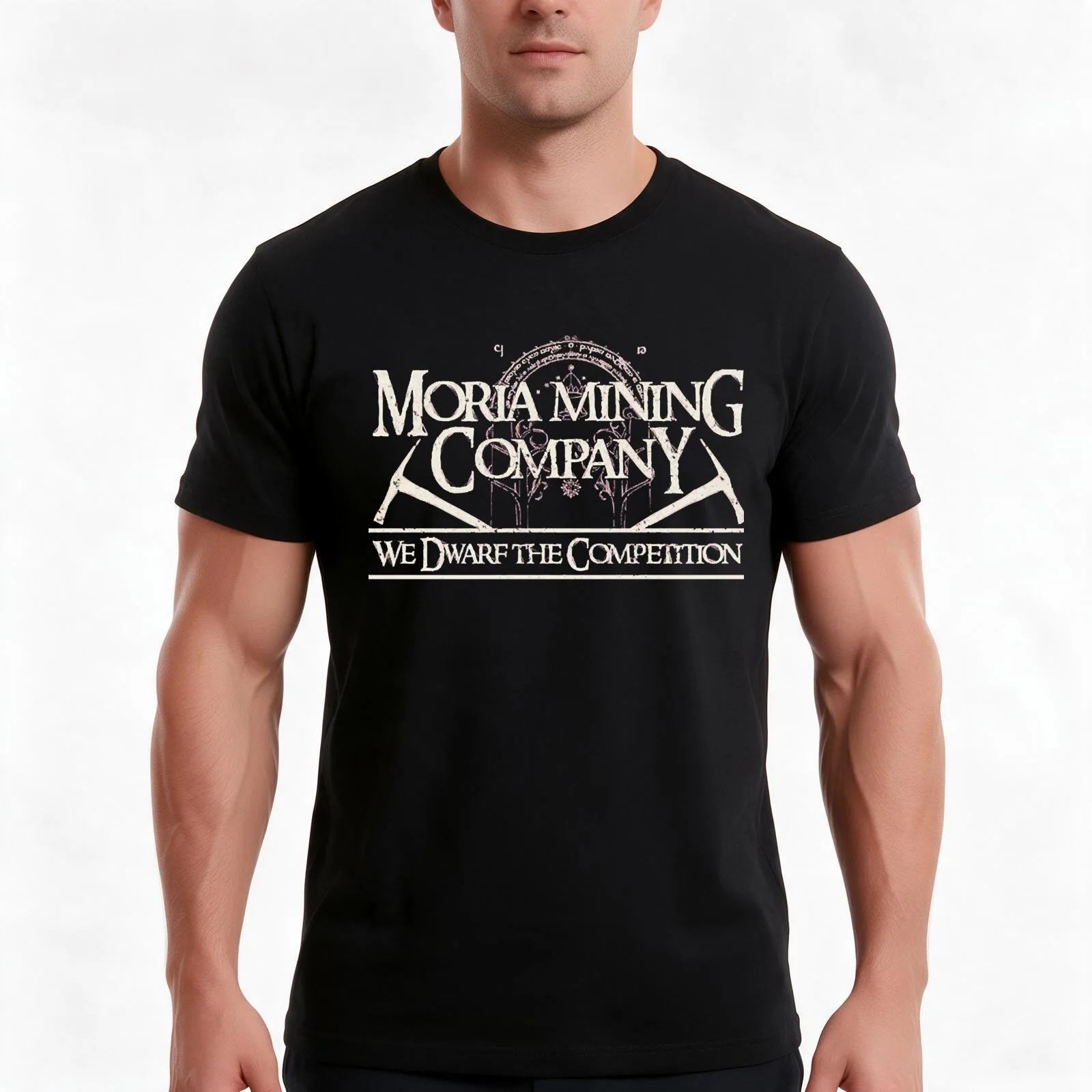 Mo-ri-a Mining Company Men T Shirt t shirt custom print