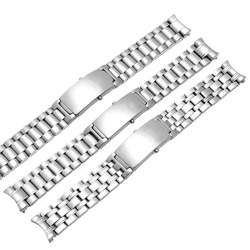 316L Silver Stainless Steel Watch Strap for Omega New Seamaster 300 Speedmaster Planet Ocean Watch Band 20mm for Men Bracelet