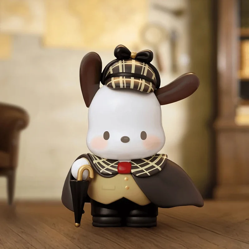 

Sanrio Characters Trendy Blind Box Diamond Detective Series Anime Doll Model Ornament Toy For Birthday Gift Mystery Box