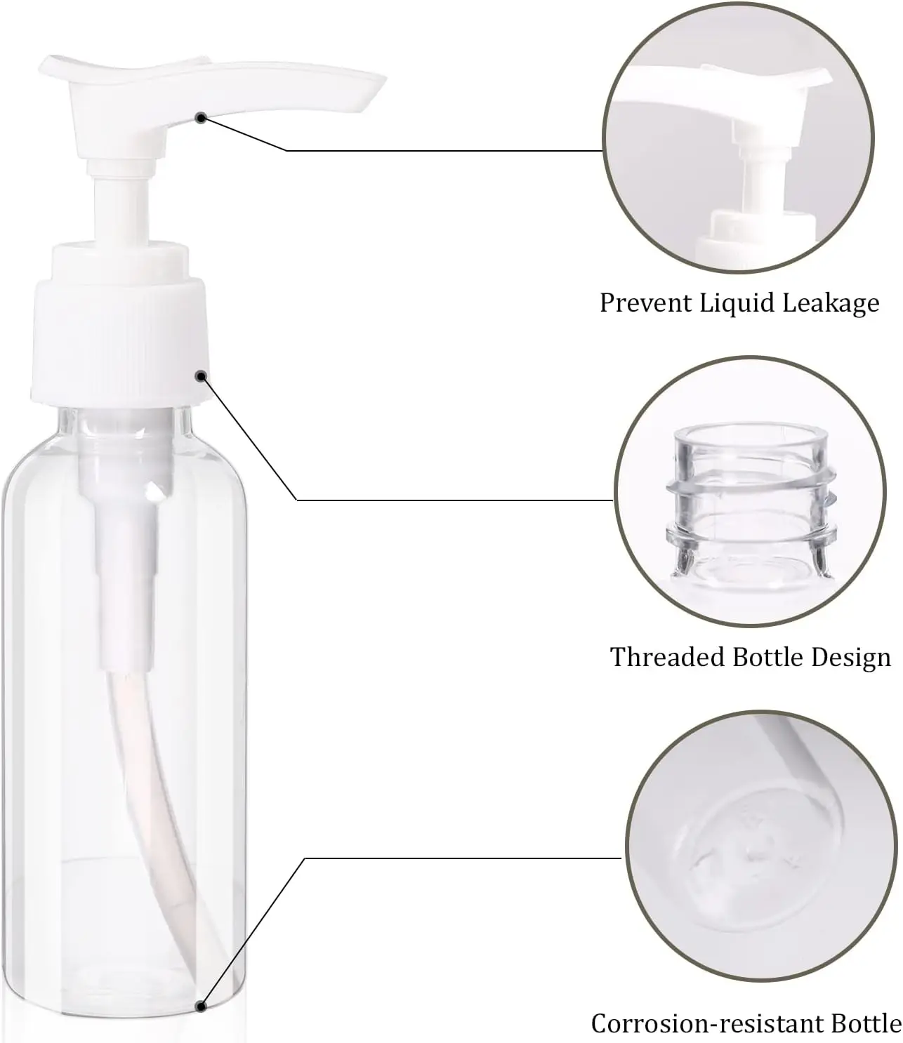 4 قطعة 100 مللي السفر شفافة فراغ الاستغناء زجاجة محلول الرش المحمولة عينة التجميل رذاذ زجاجة إعادة الملء الحاويات