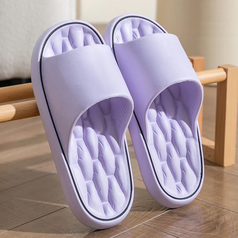 New Fashion Summer Couple Slippers Non-slip Soft Slides Lithe Comfort Sandals For Women Men Casual Shoes Ladies\' Home Flip Flops