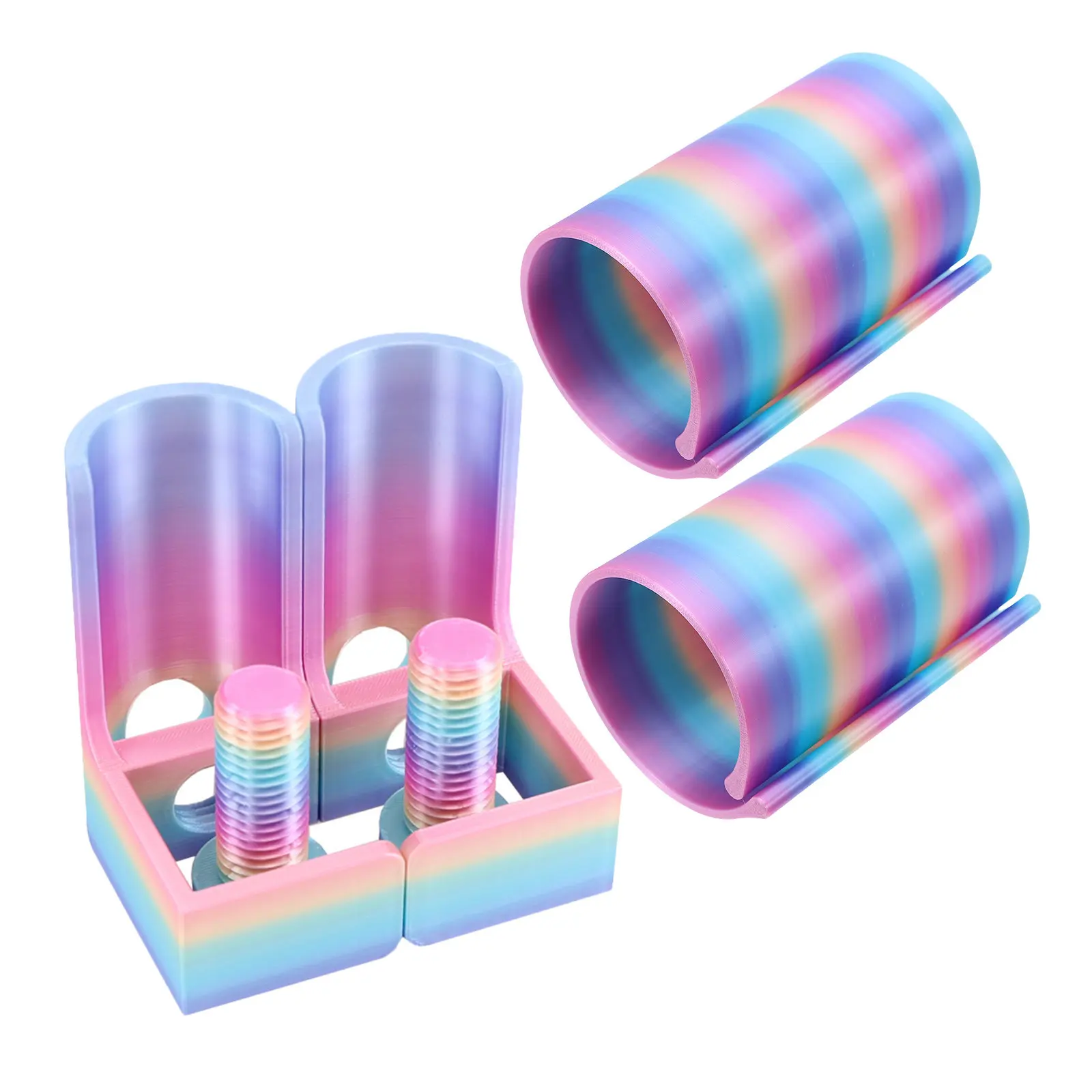 

Набор держателей для рулонов холстов, надежный кронштейн против скручивания для алмазной живописи, простой в использовании инструмент для хранения рулонов, портативный.