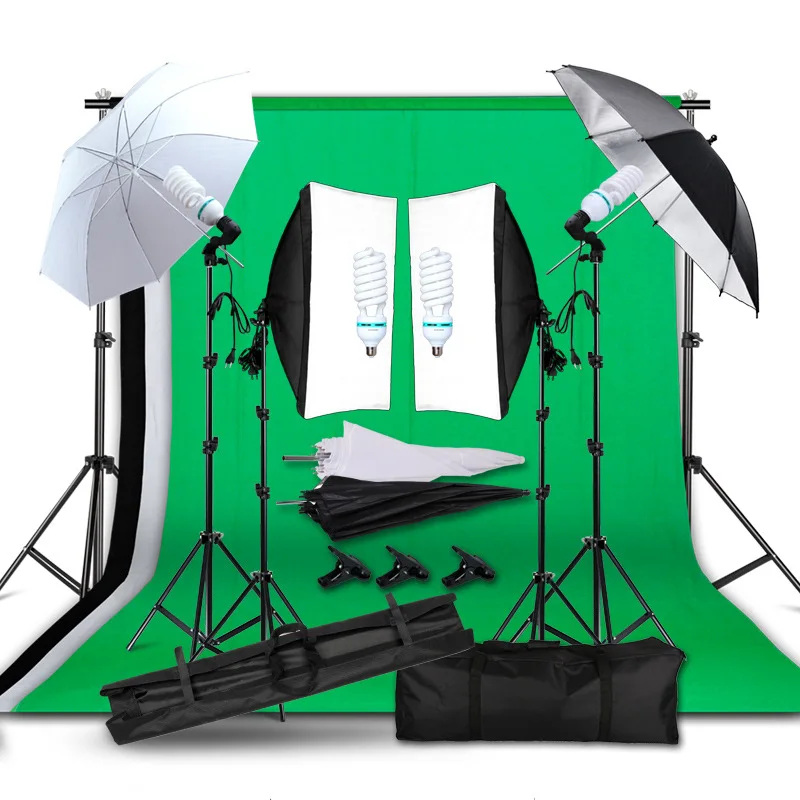 Photography Lighting Kits Lightbox Photography Kit Background Photo Studio Accessories Folding Bracket