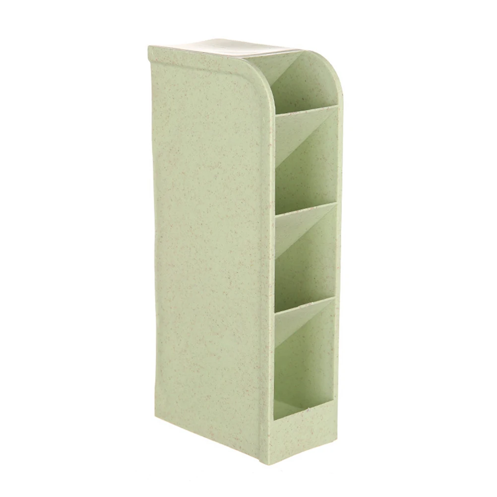 

4pcs Four Grid Storage Box Desk Organizer School Supplies Caddy Pen Pencil Holder Eraser Container File Folder