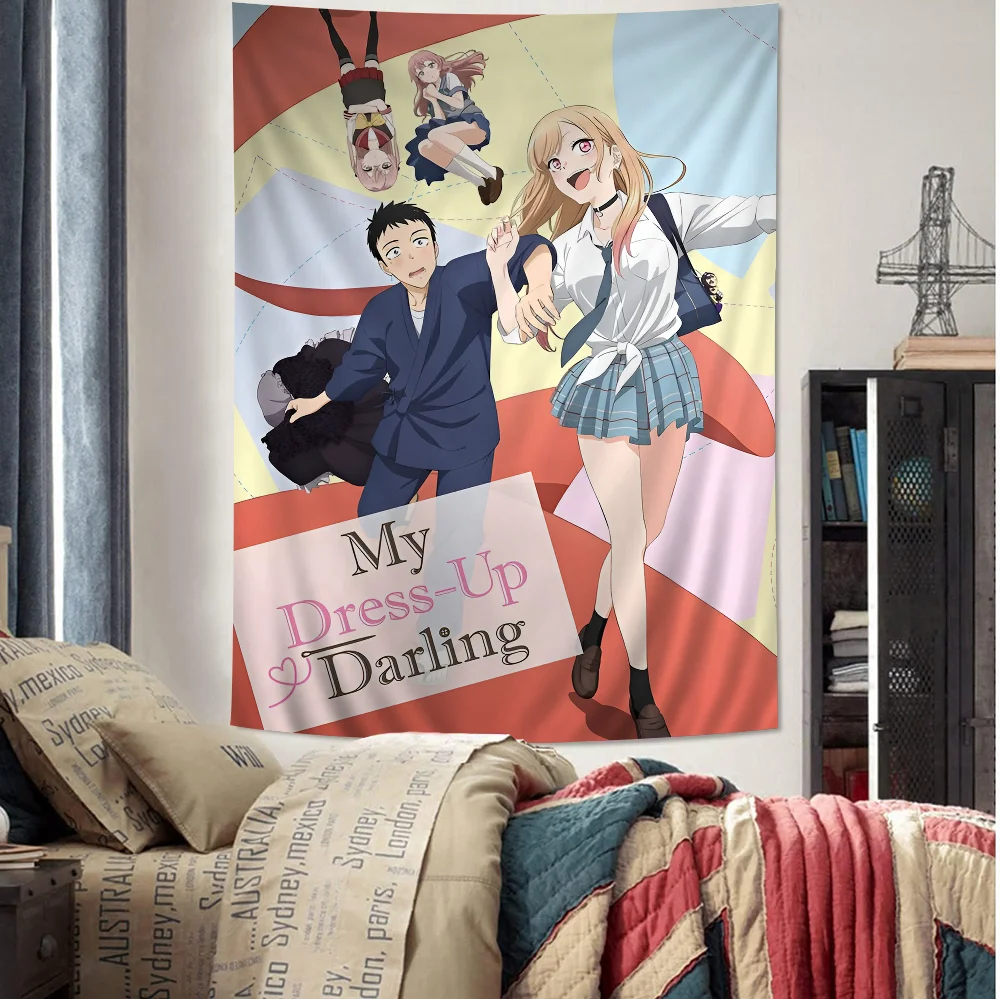 

My Dress-Up Darling Tapestry Art Printing Art Science Fiction Room Home Decor Home Decor