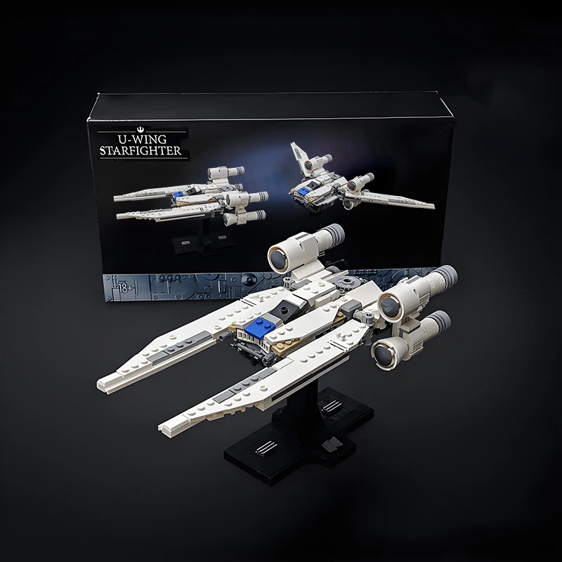 

НОВЫЙ MOC Star Battle Starship Series Микрофиighter U Wing Starfighters Строительные блоки DIY Сборка Кирпичи Модель Игрушки Подарки