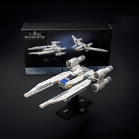 NEW MOC Star Battle Starship Series Microfighter U Wing Starfighters Building Blocks DIY Assembly Bricks Model Toys Gifts