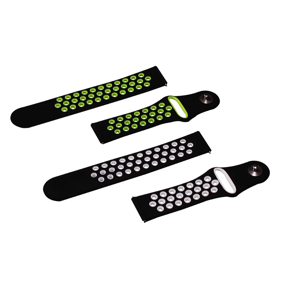 20-mm- bzw. 22-mm-Silikonarmband für Amazfit Bip Max/6/Balance 3/Active 2/Max/GTS 4 Mini, Sportarmband, Armband für die Amazfit-Serie, Uhrenarmband. – Detail 2