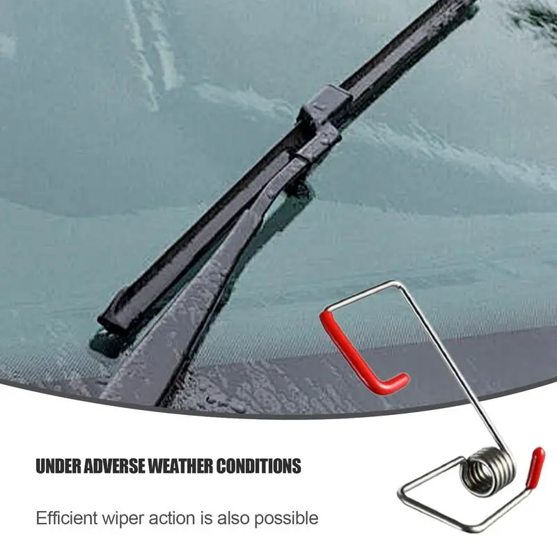 Wiper kaca depan lengan pegas, aksesori lengan Wiper Add-on lengan pegas tekanan baja tahan karat untuk ditingkatkan