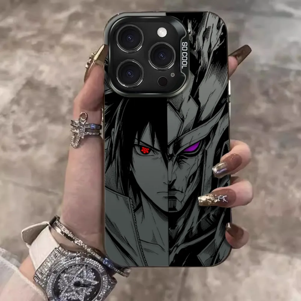 HOT Handyhülle für iPhone 18 17 17e 16e 16 15 14 13 12 11 mini Pro Max Air Plus Sturzsichere Matte NarutoS KuramaS Sasuke SusanooS – Detail 2