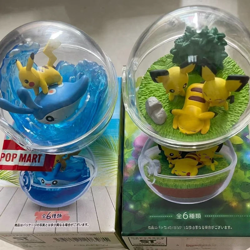 جديد الأصلي ريمينت Kawaii بوكيمون بيكاتشو Bulbasaur Eevee Dragonair Lapras صندوق أعمى أنيمي الكرتون سطح المكتب ديكور العصرية اللعب