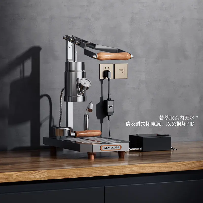 Popular Pid Temperature Control Manual Lever Espresso Coffee Machine Hot Water Heating Extracting Espresso Coffee Machine