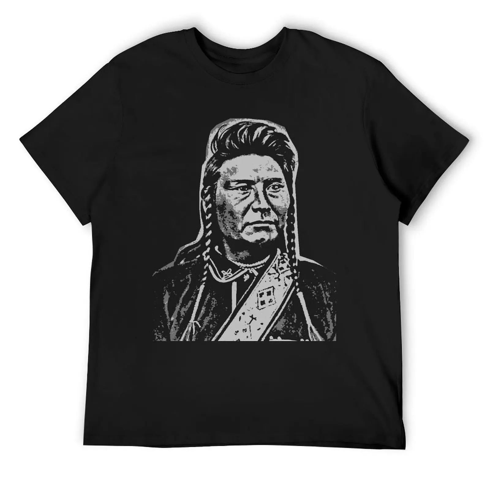

Chief Joseph (Hinmatóowyalahtqit)-2 T-Shirt Short sleeve tee custom shirt funny shirt cotton custom t-shirts men t shirts