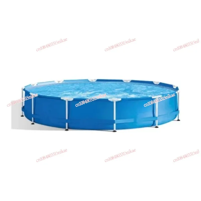 Large Round Swimming Pool Portable Family Swimming Pool Metal Frame Outdoor Swimming Pools