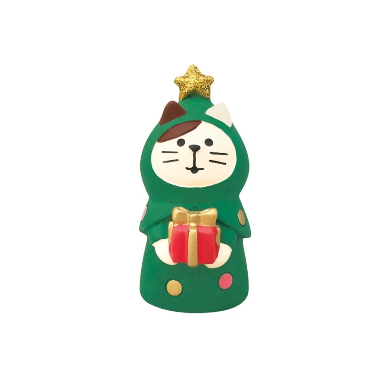 New Japanese Christmas Ornaments Coffee Doughnut Creative Xmas Gifts Cartoon Santa Claus Desktop Decorations Garden Accessories