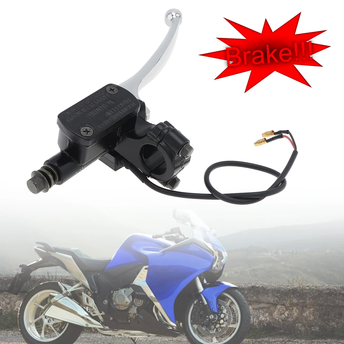 

Hydraulic Brakes Universal Motorcycle Brake Pump Buggy Scooter Cylinder Pump Handle Accessories Left Right Clutch Lever