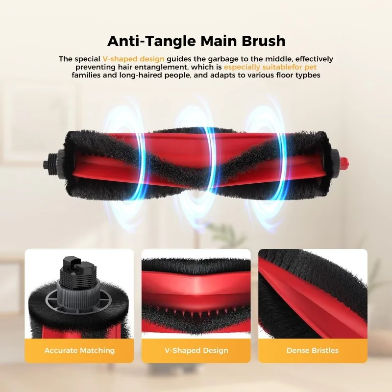 Replacement Parts For Roborock Q7 M5+/Q7 L5+ Robot Vacuum Cleaner Accessories Main Side Brush Dust Bag Hepa Filter Mop Pad Cloth