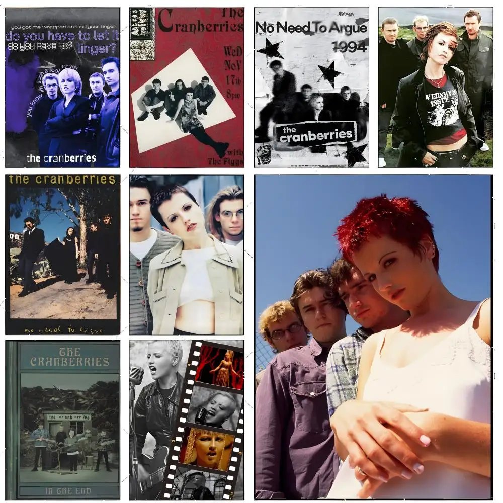 alternative rock T-The Cranberries Poster Premium Decor Art & Gift for Household Lounge Home Ornaments