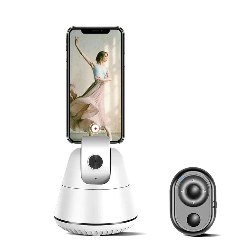 Estabilizador de Cardán para Cámara, Soporte de Disparo Inteligente, Seguimiento Facial Automático, Trípode de Palo Selfie, Rotación 360 para Grabación de Vídeo en Directo, Vlog