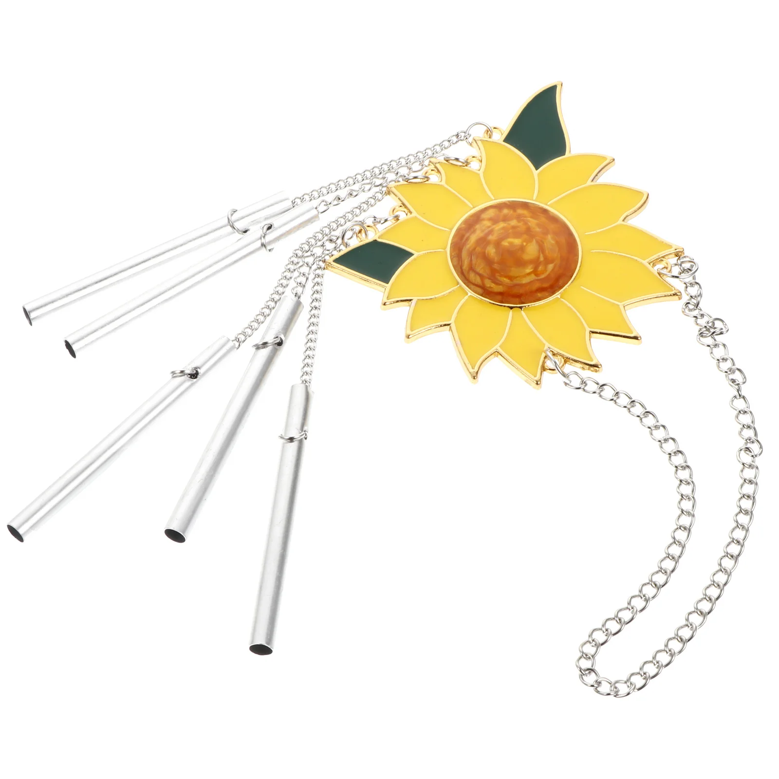 

1Pcs Sunflower Wind Bell Ornaments Creative Practical Pendant for Indoor Outdoor Decoration Unique Gift Wind Chime Pendant