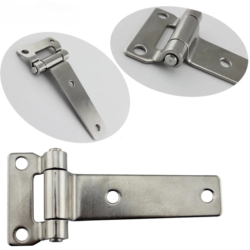 

Marine Stainless Steel T Type Container Cabinet Door Heavy Hinge Forged Truck Vehicle Hinge for Boat Accessories Marine Hardware