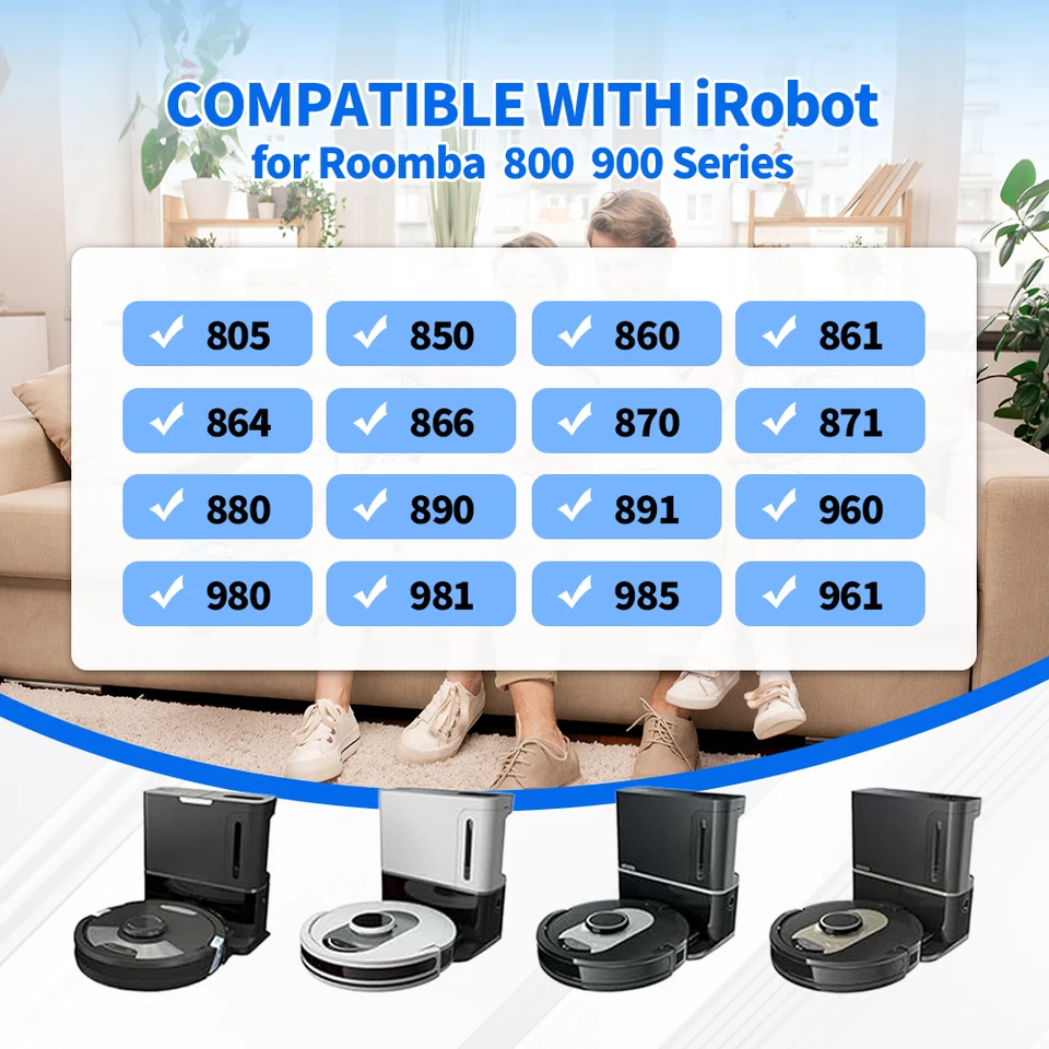 For iRobot Roomba 800 900 Series 850 857 860 861 866 870 880 890