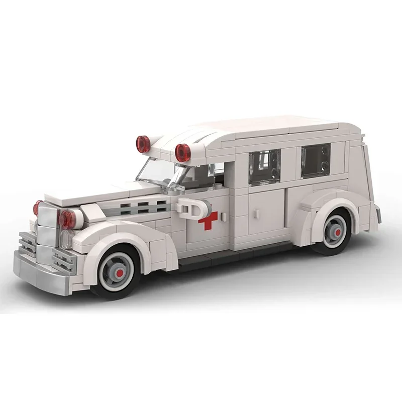Moc Building Bricks Vintage Car Model Henney Packard Ambulance Technology Modular Blocks Gifts Toys For Children DIY Assembly