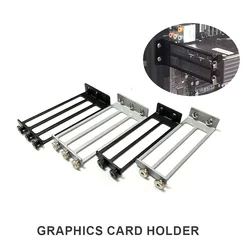 PCIE VGA braketi çift yuvaları GPU tutucu açık PC kasa çerçeve aksesuarları