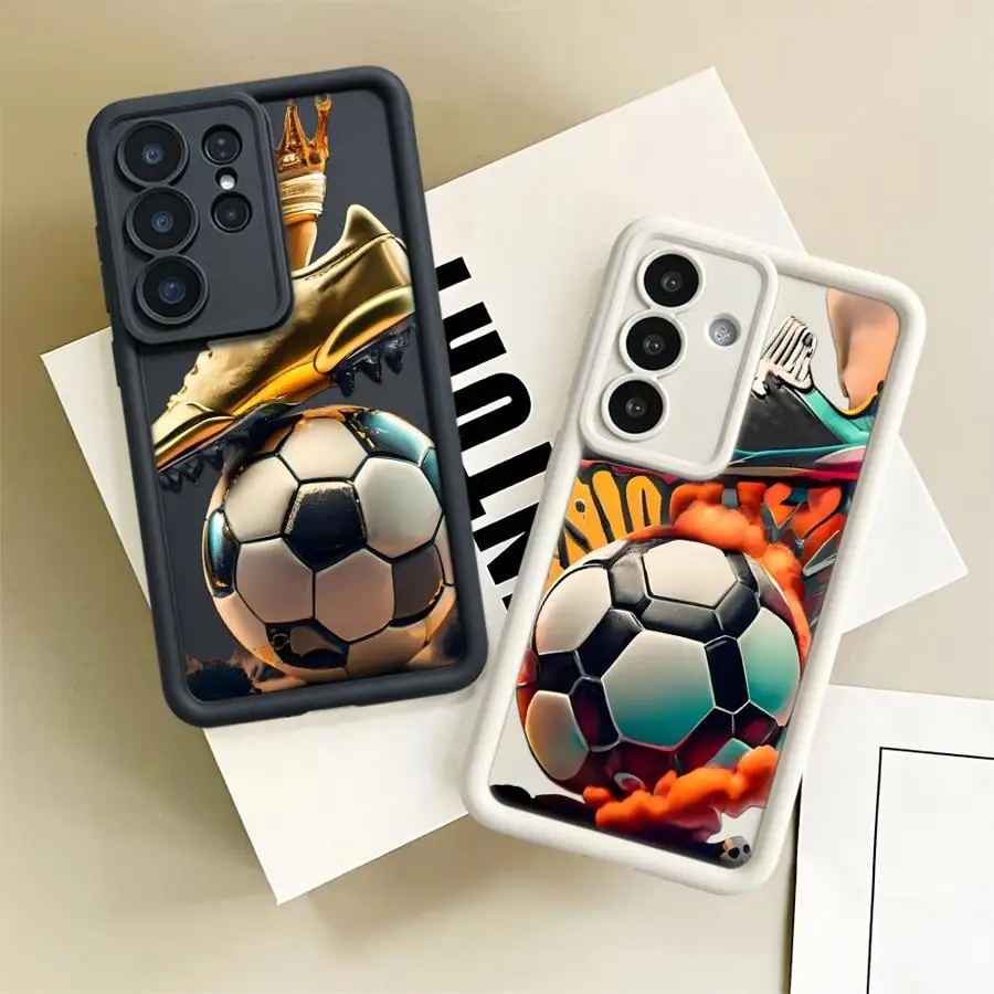 Sneakers Football Phone Cover Case for Samsung Galaxy S26 Ultra S22 S25 Edge S21 S23 FE S20FE S24Ultra S24 Plus