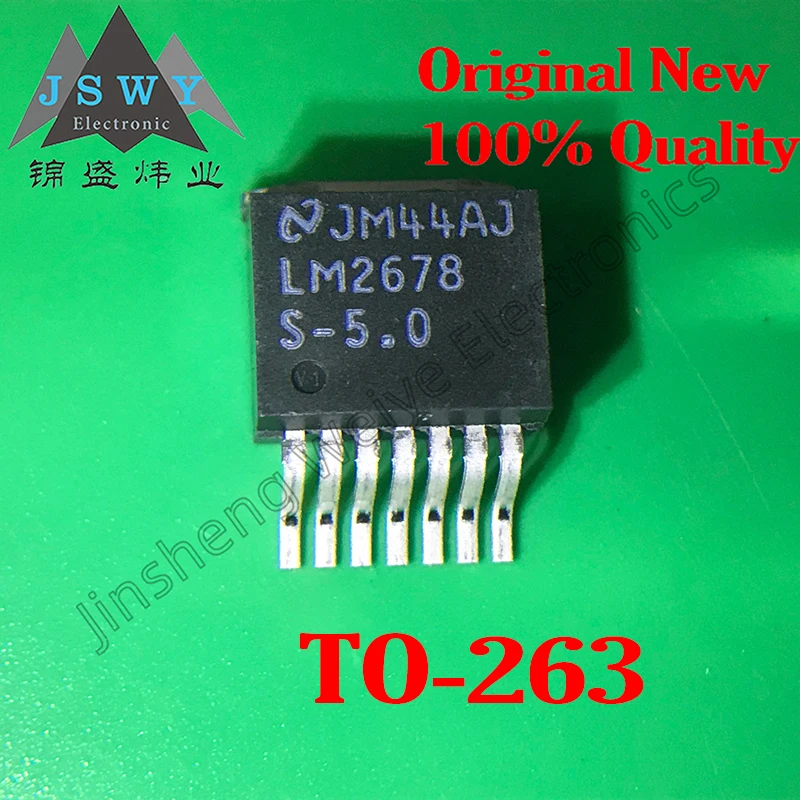 

5PCS LM2678S-5.0 LM2678SX-5.0 Package TO263 5A Step-Down Regulator 100% Brand New Original Stock-Free Shipping