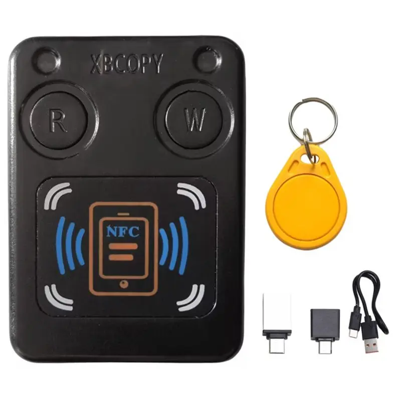 M01K RFID Smart Chip Card Reader Copier +CUID Keychain ID IC 13.56Mhz 125Khz 250Khz 375Khz RFID Token Clone Duplicator
