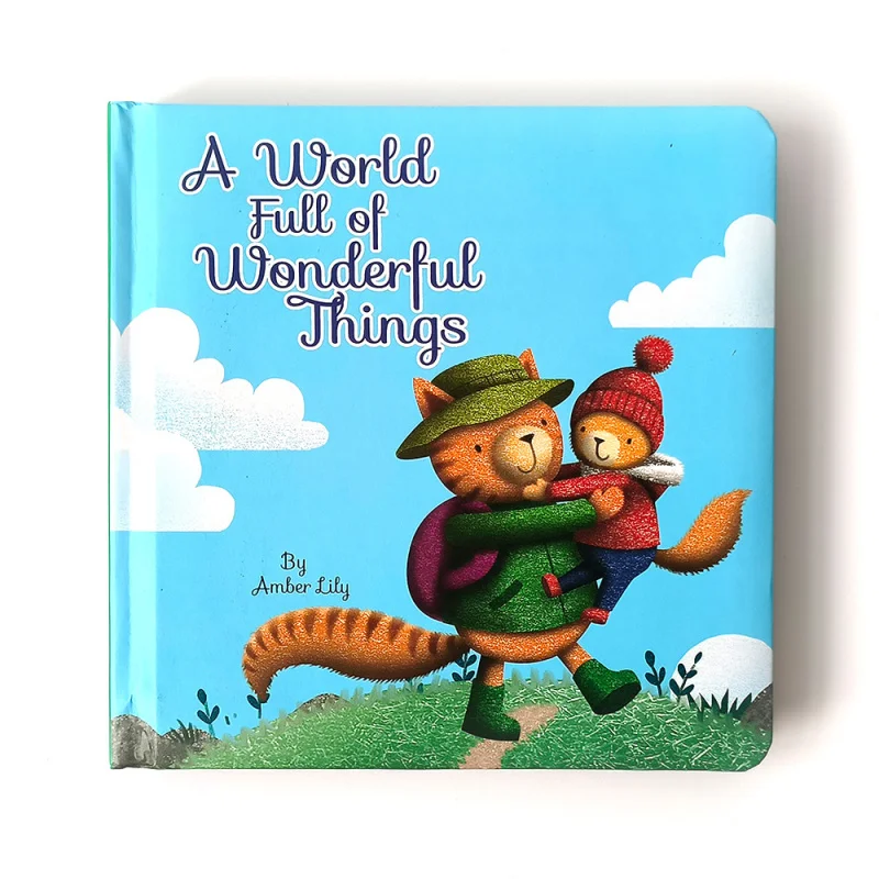 

A world full of wonderful things children story book set baby early education kids books recycled paper printing