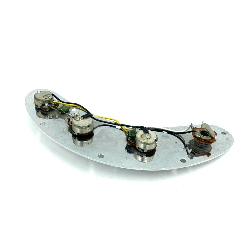 Made in China Electric Bass Control Plate Musicman Wire Assembly 1V2T with Output Stock Items