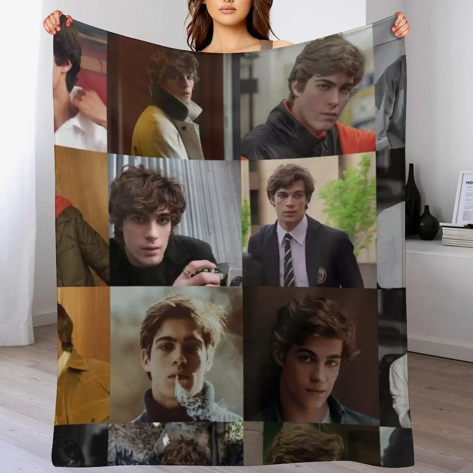 

Lorenzo Zurzolo Collage Throw Blanket manga Baby Summer Beddings Thermals For Travel Blankets Loose Winter beds Blankets