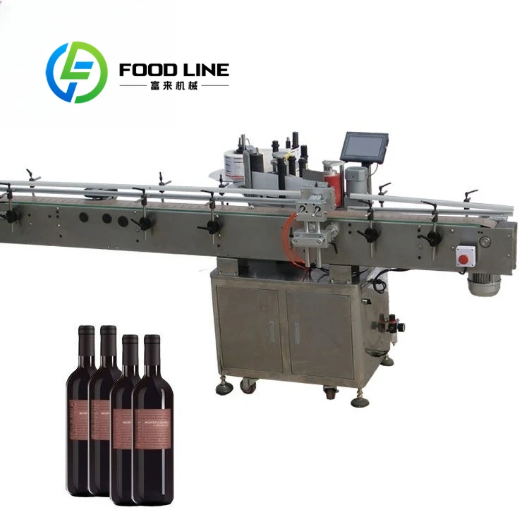 Rotary Round Bottle Labeler Smooth Rotating Roller Design Ensuring Even Label Pasting Without Wrinkle Or Bubble On Surface