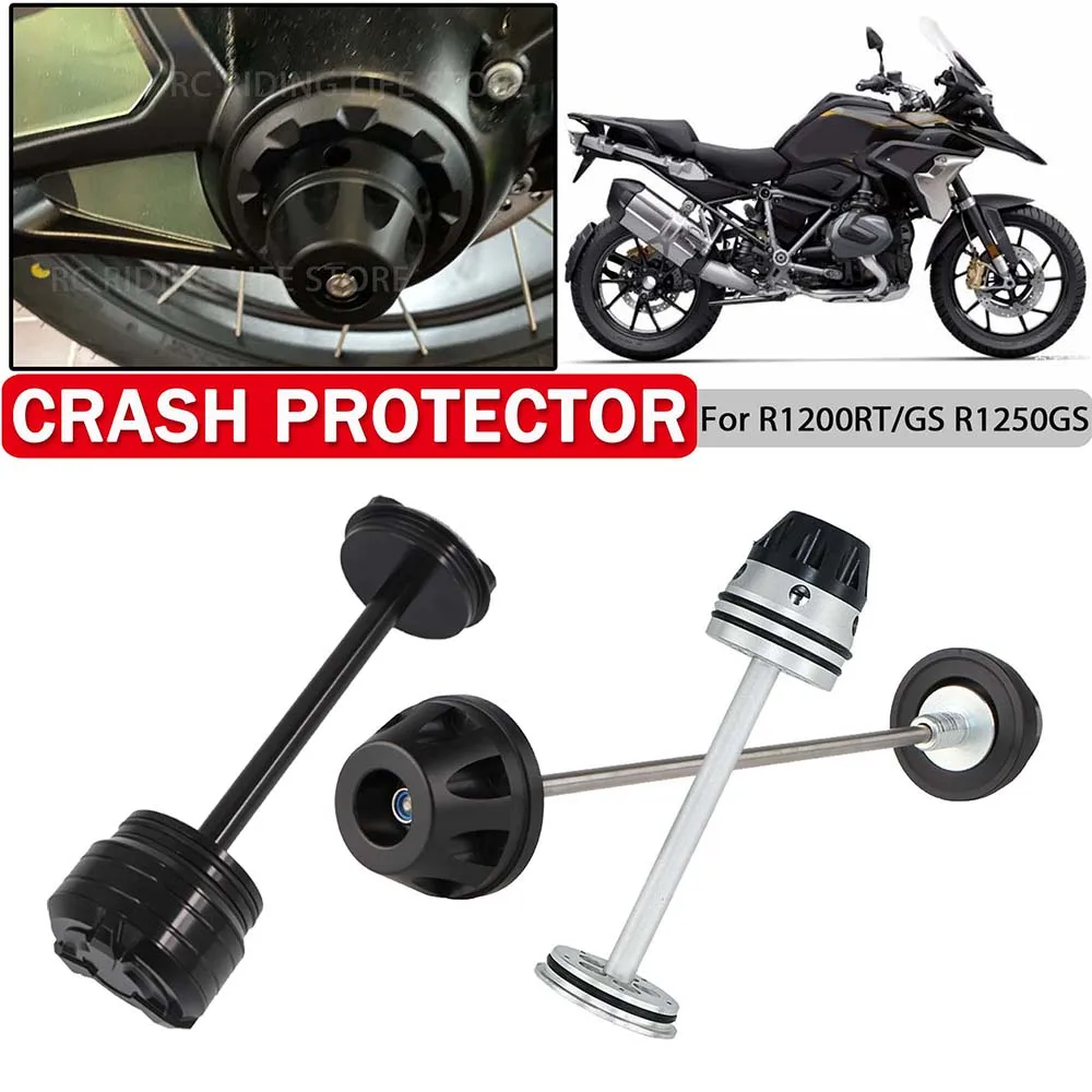 

Motorcycle Front Rear Wheel Fork Axle Cap Crash Slider Spindle Hub Falling Protector For BMW R1200 R1250 RT GS LC ADV Adventure