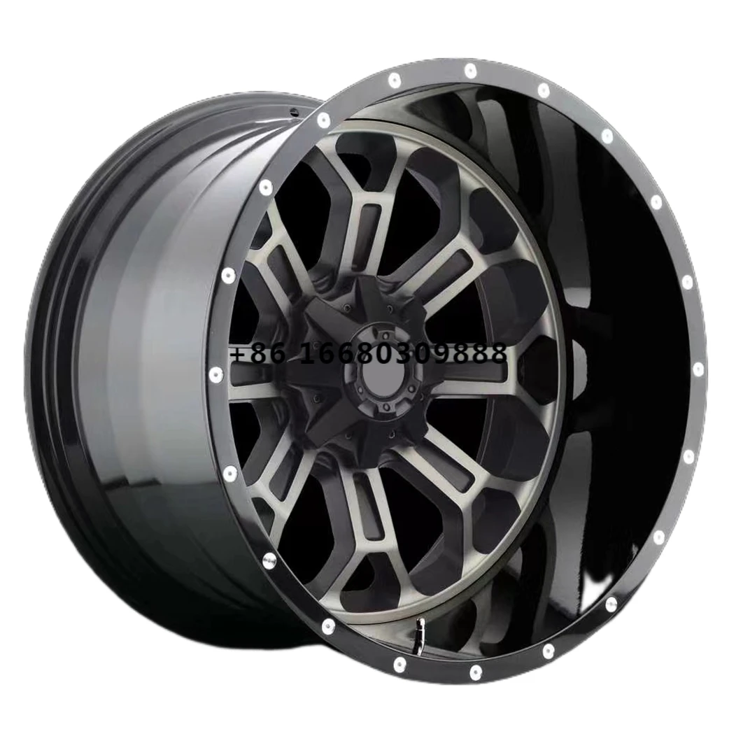 

Factory price 6x139.7 wheels 18 19 20 21 22 inch beadblock custom forged 4x4 offroad rims Concave Aluminum alloy car wheel rims