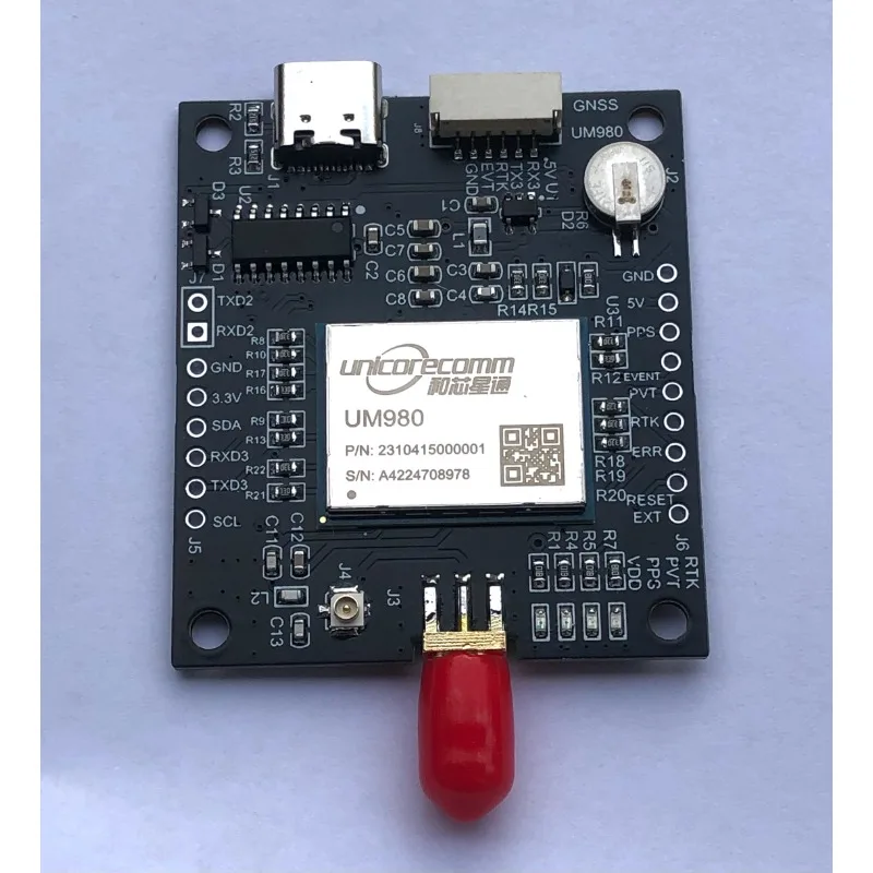 

UM980 RTK GNSS Receiver High Precision Surveying Rugged Design Multi-Band Positioning